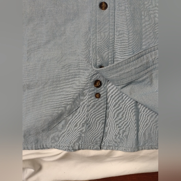 Like New Carhartt Soft Cotton Made in India Short Sleeve Button work Shirt L XL - Picture 7 of 13